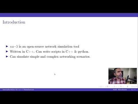 ns-3 Network Simulator - Introduction Lecture