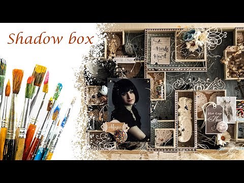 Shadow box "Magic" decoration tutorial