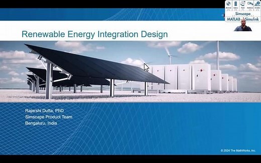 Renewable Energy Integration Design with Simscape