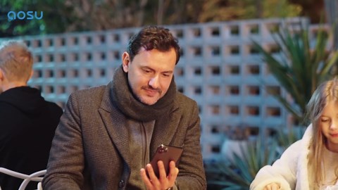 AOSU Solar Camera Security Outdoor - 100% Wire-Free Security Cameras Wireless Outdoor for Home Surveillance with Fixed Solar Panel, 360° Panoramic View, Human Auto Tracking, 2K Color Night Vision