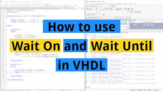 How to use Wait On and Wait Until in VHDL - VHDLwhiz