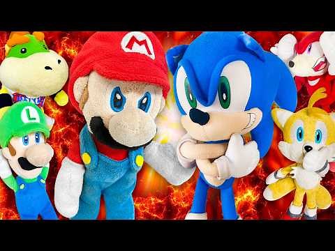Crazy Mario Bros: Mario VS Sonic!