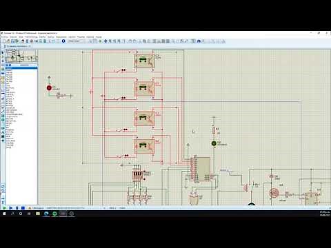Encoder en proteus (explicación)