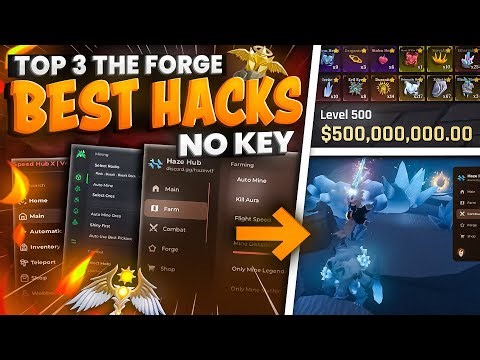 TOP 3 BEST The Forge Scripts (NO KEY) — Instant Forge, Dupe Spins, Auto Farm [PASTEBIN]