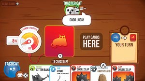 Multiplayer card game Exploding Kittens sees surprise release on Switch