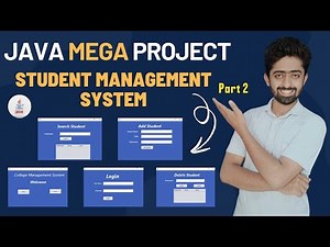 Java Project Front end Part 2 | Student Management System Project using Java