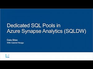 Azure Synapse Analytics - Dedicated SQL Pools