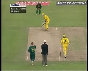 On this day in 1999, Steve Waugh famously told Herschelle Gibbs that he “dropped the World Cup” 😯 Do you remember this epic match? | ICC - International Cricket Council