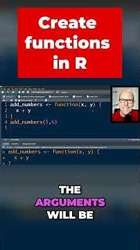 Create Functions in R: Easy Tutorial for Beginners #shorts