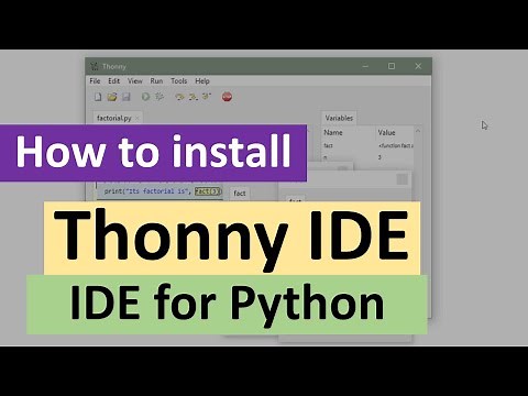 How to Install Thonny IDE on Windows