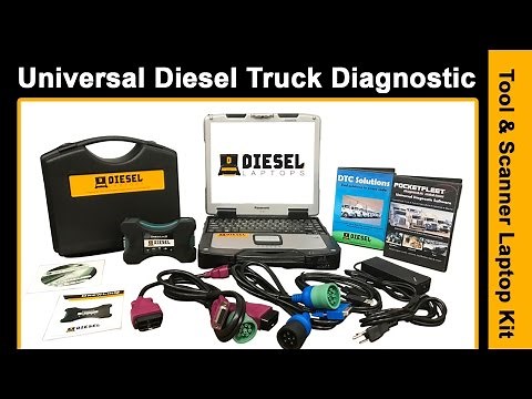 Universal Diesel Truck Diagnostic Tool & Scanner Laptop Kit Product Overview