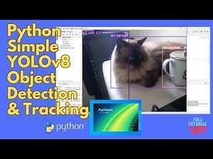 Object detection and Tracking in 5 minutes using Python with Yolov8 and OpenCV.
