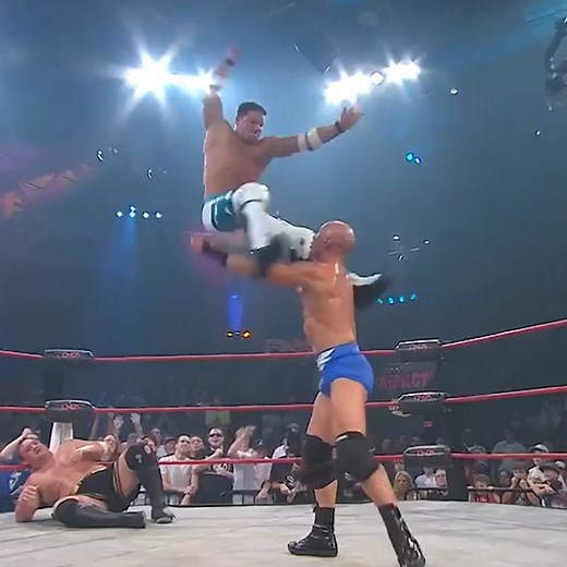Today in #TNAHistory: AJ Styles, Christopher Daniels and Samoa Joe faced off for the TNA World Title. (Turning Point 2009) Use code TNAHISTORY for one month of TNA for FREE: https://tnawrestling.com/subscribe | TNA Wrestling