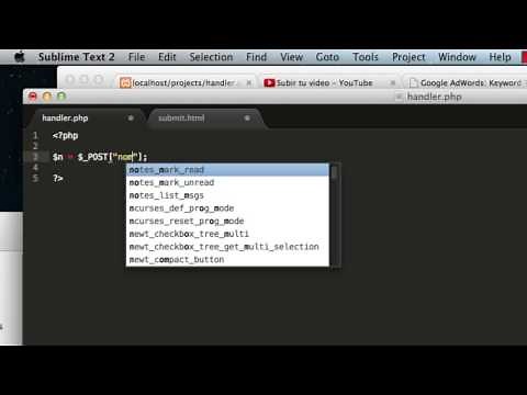 PHP - enviar formulario html a PHP (tutorial basico)