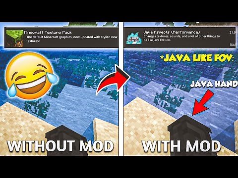 Java Edition Hand Addon For Minecraft Pocket Edition 1.20 😍🔥