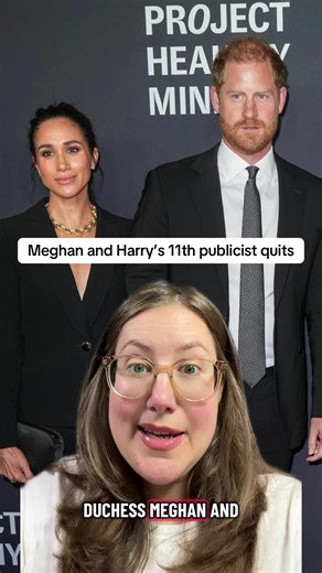 Is it weird that Meghan and Harry’s 11th in 5 years publicist quit? #harryandmeghan #duchessofsussex #princeharry #publicist #royalfamily