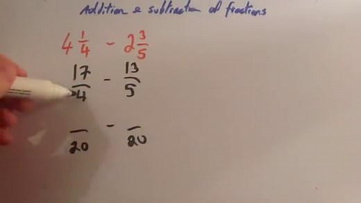Fractions: Addition and Subtraction Video – Corbettmaths