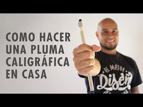✅ How to make a calligraphy pen at home ✍👌