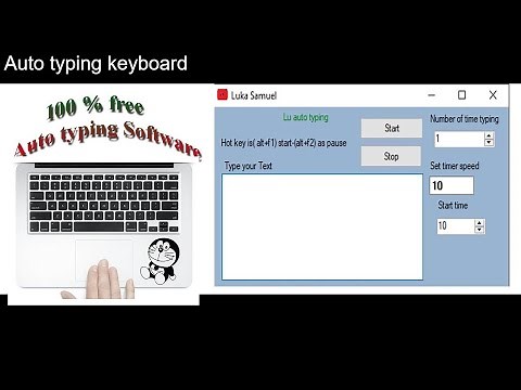 Auto typing software 100% free | auto typing keyboard | typing test | auto typer