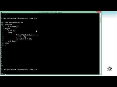 Oracle - PL/SQL - Loops