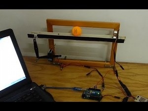 Balancing of a Ball on Beam using Arduino as a PID controller