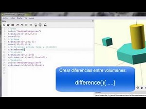 1. Ordenes básicas en Open SCAD