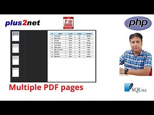 Generate PDF with Multiple Pages Dynamically based on number of rows of records in PHP using FPDF