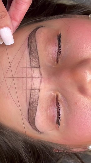 Microblading Mapping Process Tutorial for Perfect Brow Shaping