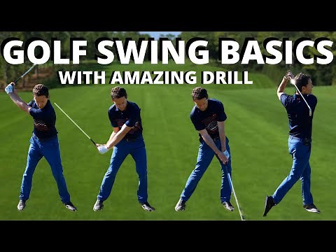 GOLF SWING BASICS - This Amazing golf drill will show you the EASIEST way to Swing a Golf Club