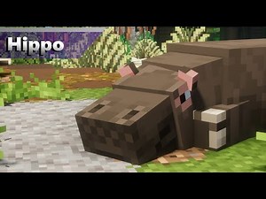 Hippos | Alex's Mobs Zoo (Minecraft 1.16.5 Zoo)