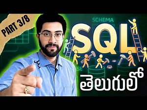 Part 3/8 - SQL Full Course | Telugu | Queries, Select, Order, Aggregations | Vamsi Bhavani
