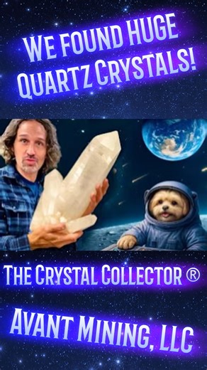 15K views · 442 reactions | HUGE, yes HUGE QUARTZ CRYSTALS found in Arkansas. Thank you to Avant Mining LLC #thecrystalcollector #quartz #crystals #Arkansas ⚒ | The Crystal Collector | Facebook