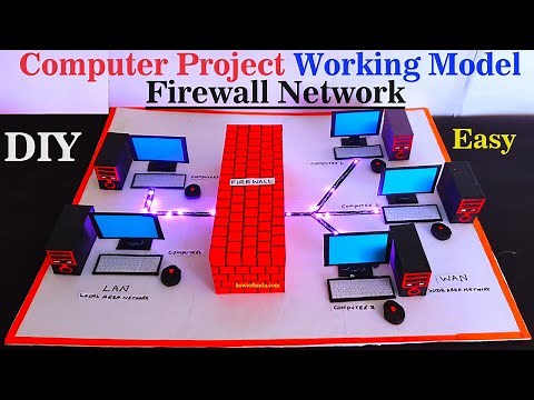 computer project working model - firewall network project - science exhibition - diy | howtofunda