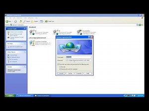 How to create a broadband dialup connection in windows XP