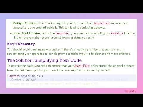 Mastering Async Functions with For Loops in JavaScript: A Guide to Sequential Execution