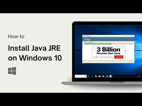 How to Install Java JRE (Java Runtime Environment) on Windows 10