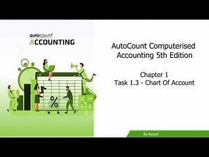 AutoCount Computerised Accounting Course 5th Edition V2 Chapter Guide Task 1.3