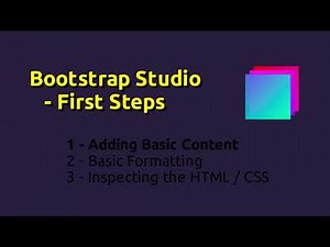 Bootstrap Studio - Adding Basic Content
