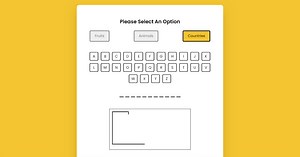 Hangman Game using HTML, CSS & JavaScript