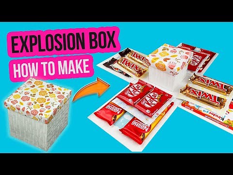 Explosion box DIY | How to make CHOCOLATE EXPLOSION BOX