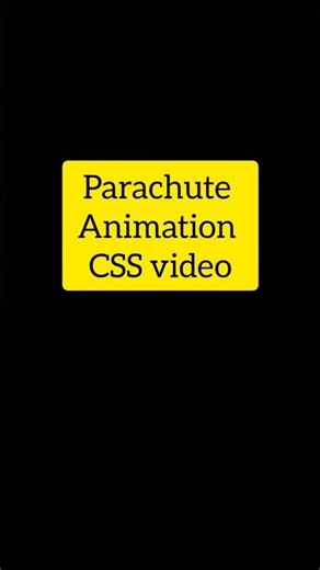 The Art of Parachute CSS Animation