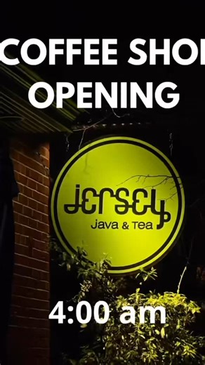 The morning shift: part 1 🔑 🚪 🥱 | Jersey Java & Tea