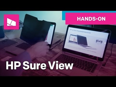 HP Sure View: World's first integrated privacy screen