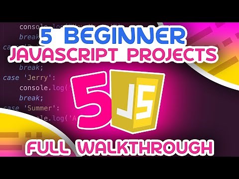 5 Mini JavaScript Projects - For Beginners