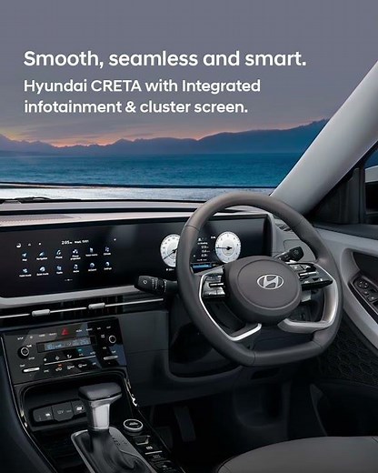 Smarter, Simpler, Seamless — Hyundai CRETA’s Integrated Screen