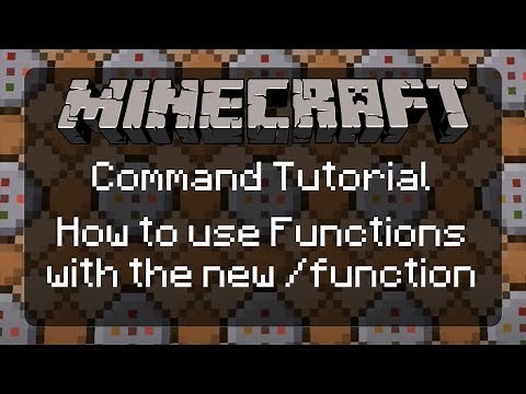 Using Commands in Minecraft: How to use the new /function command in Minecraft | 1.12 [Tutorial]