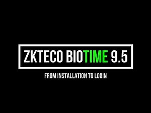Zkteco Biotime 9.5 Installation