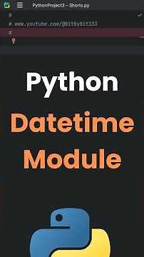 Python Datetime Module Explained Simply