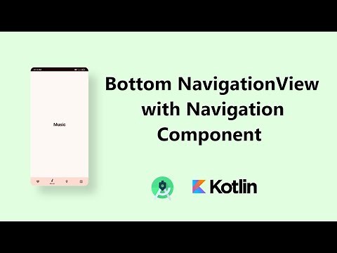 Bottom Navigation View Using Navigation Component | Kotlin | Android Tutorial 2022 |