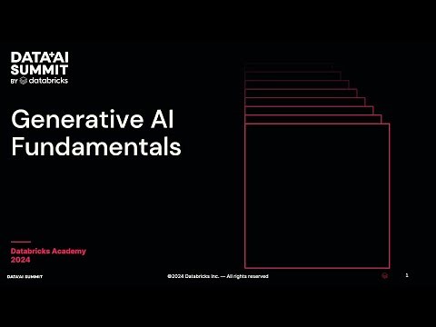 Databricks Generative AI Fundamentals